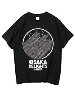 OSAKA DELIGHTS Tシャツ ブラックxホワイト（240）
