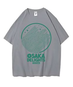OSAKA DELIGHTS Tシャツ ヘザー・ブルーxダスクグリーン